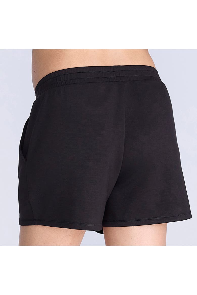 Smocked Waist Short, Alternate, color, Black