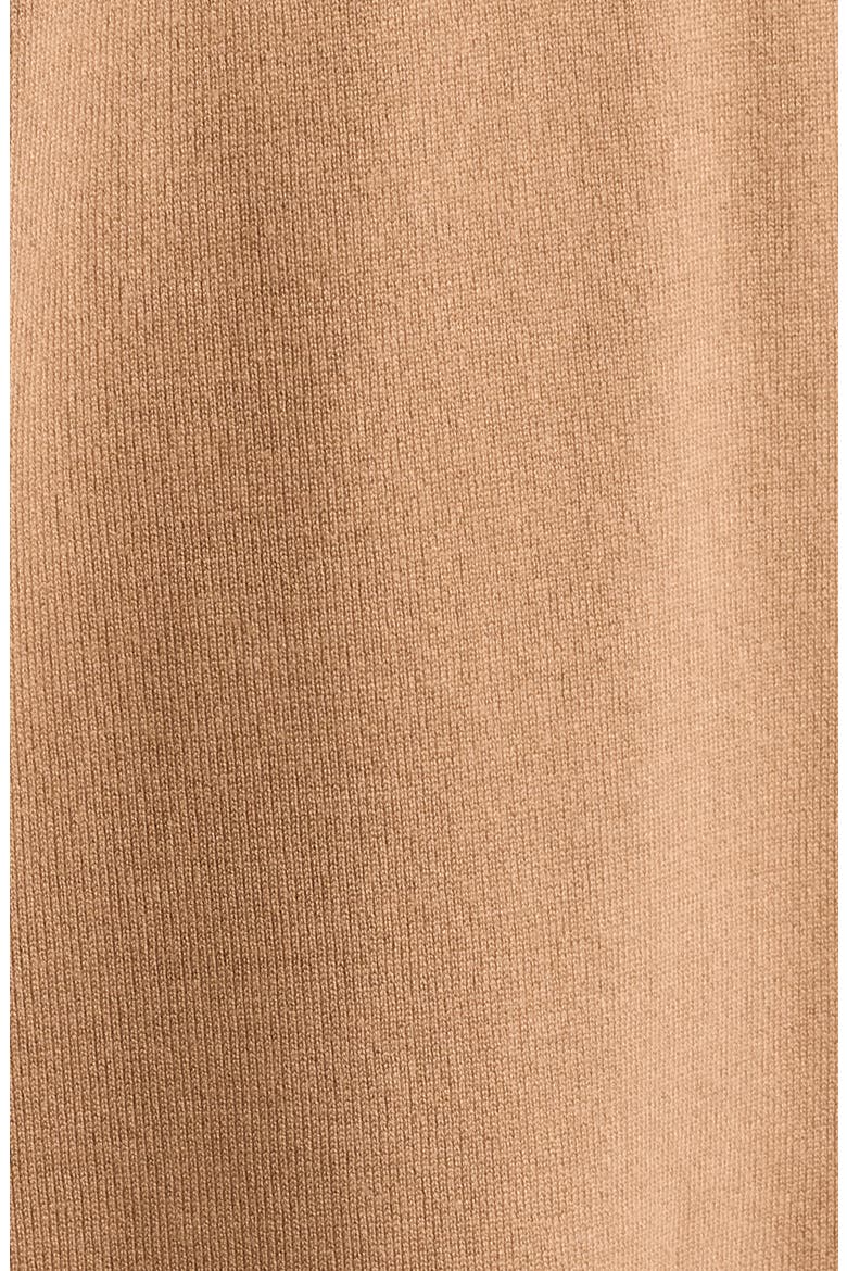 Puff Sleeve Crewneck Sweater, Alternate, color, VICUNA