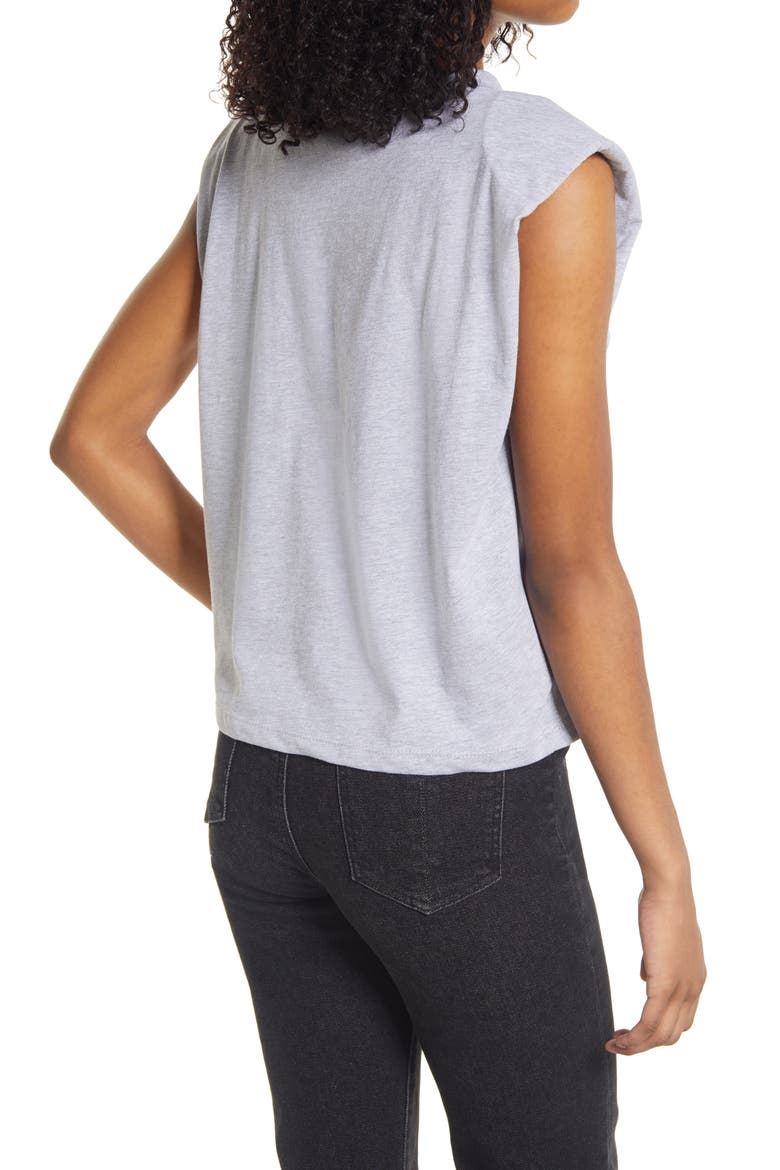 Padded Shoulder Tank, Alternate, color, LIGHT GREY