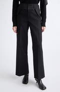 Sacai Chalk Stripe Mixed Media Trousers (Nordstrom Exclusive)