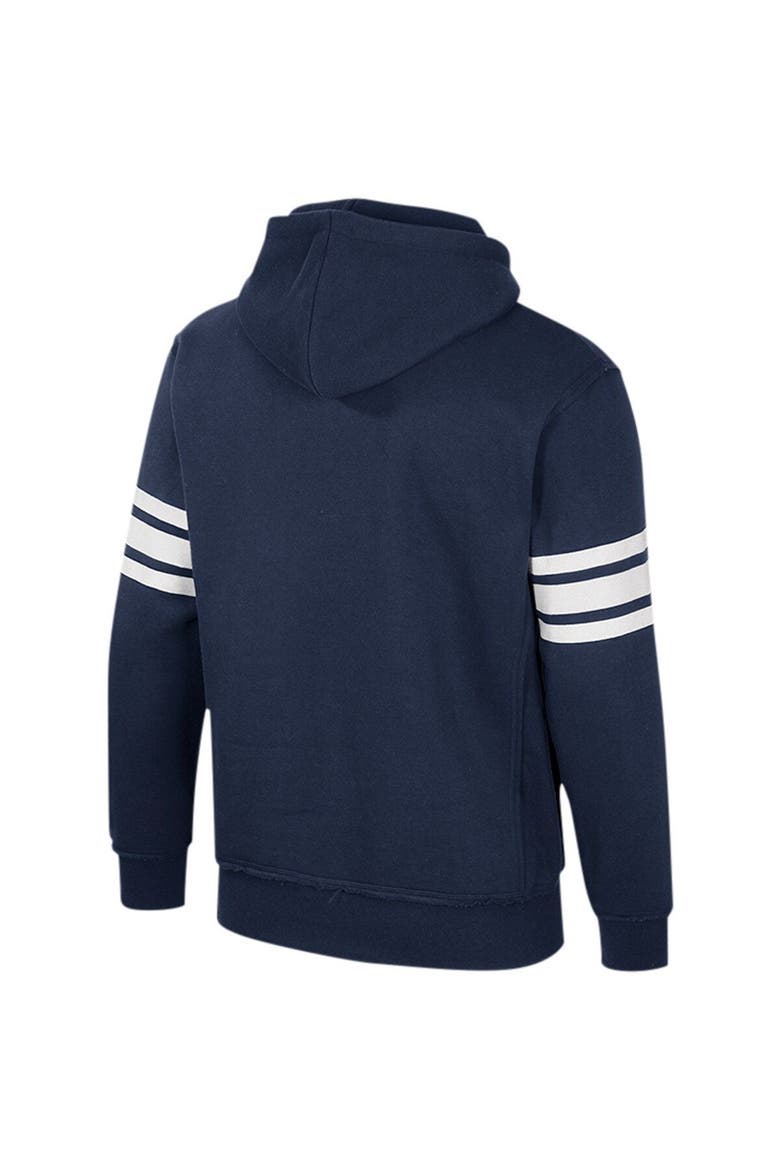 Men's Colosseum Navy Penn State Nittany Lions Saluting Pullover Hoodie, Alternate, color, Navy