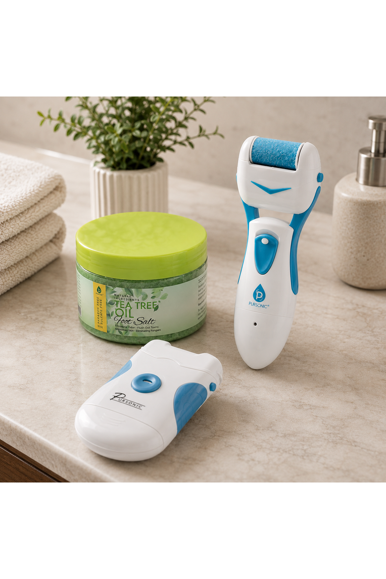 Nail Care & Foot Spa Bundle, Alternate, color, Blue