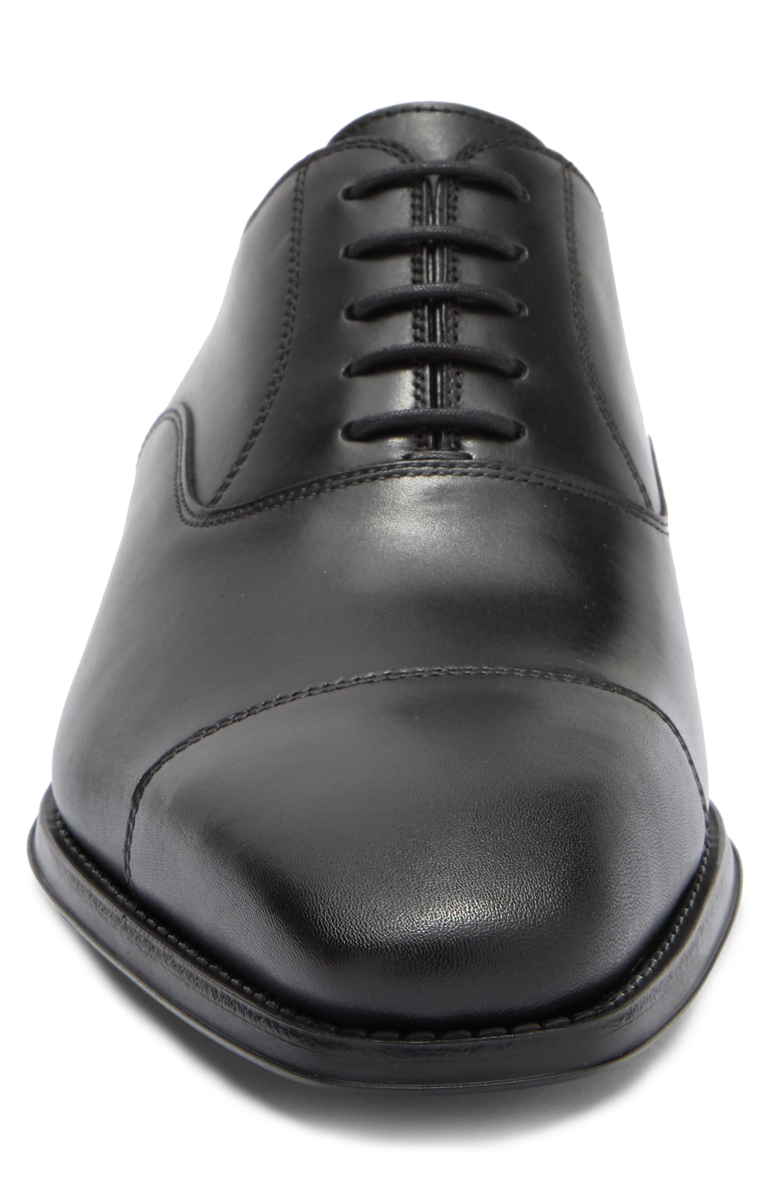 Magnanni Terril Leather Oxford, Alternate, color, Black