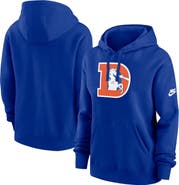 Nike Women's Nike Royal Denver Broncos Club Fleece Pullover Hoodie
