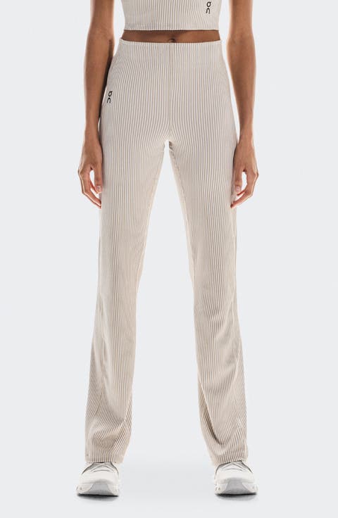 All Day Ribbed High Waist Pants