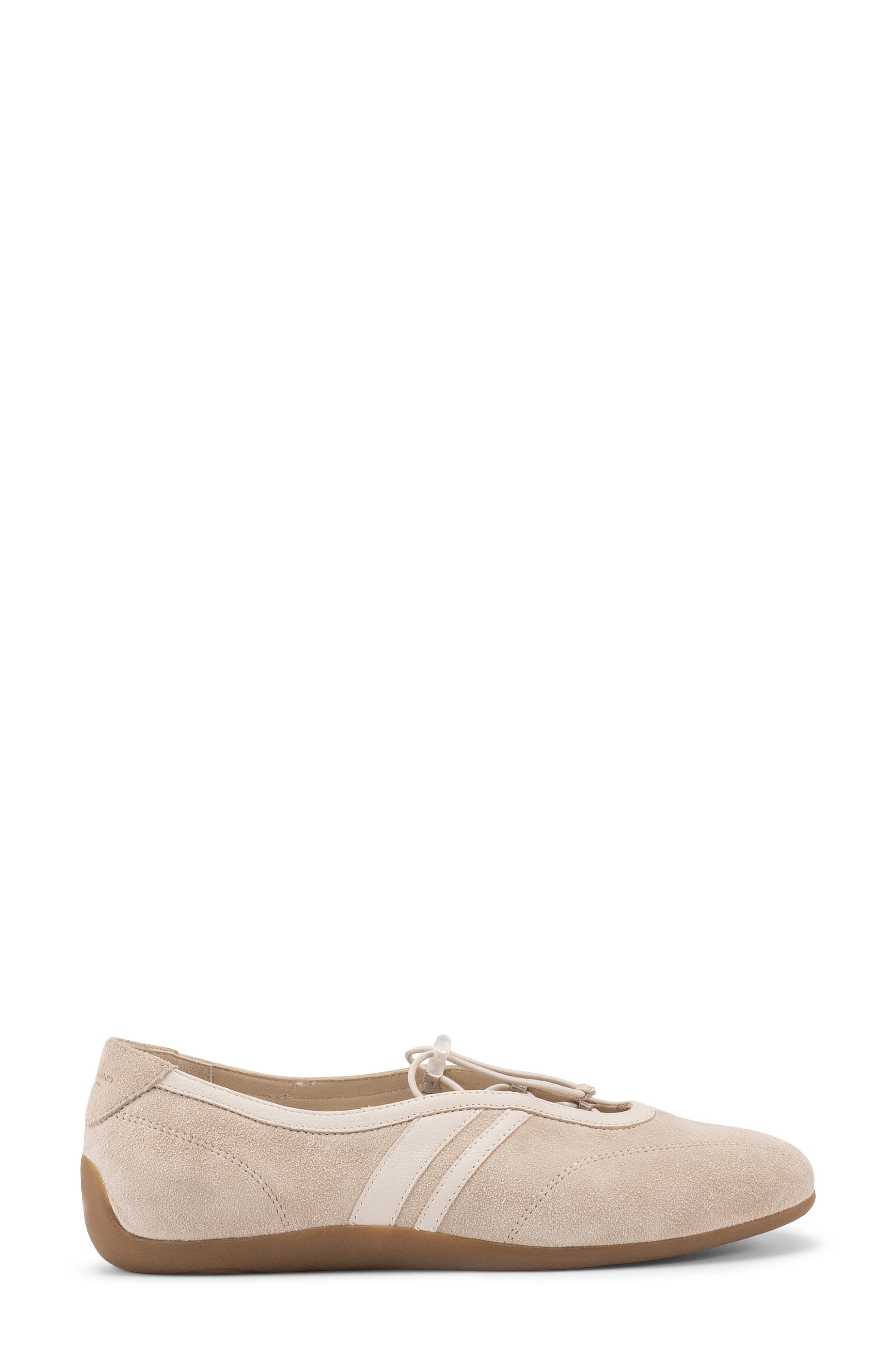 Hollie Lace-Up Flat, Alternate, color, OFF WHITE