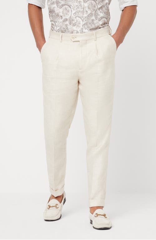 Brunello Cucinelli Leisure Fit Trousers In Off-white