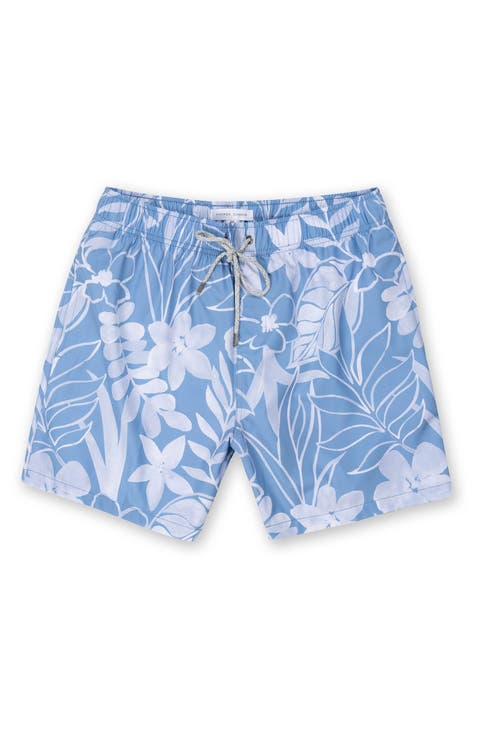 Kids' Stretch Volley Floral Swim Shorts (Little Kid)