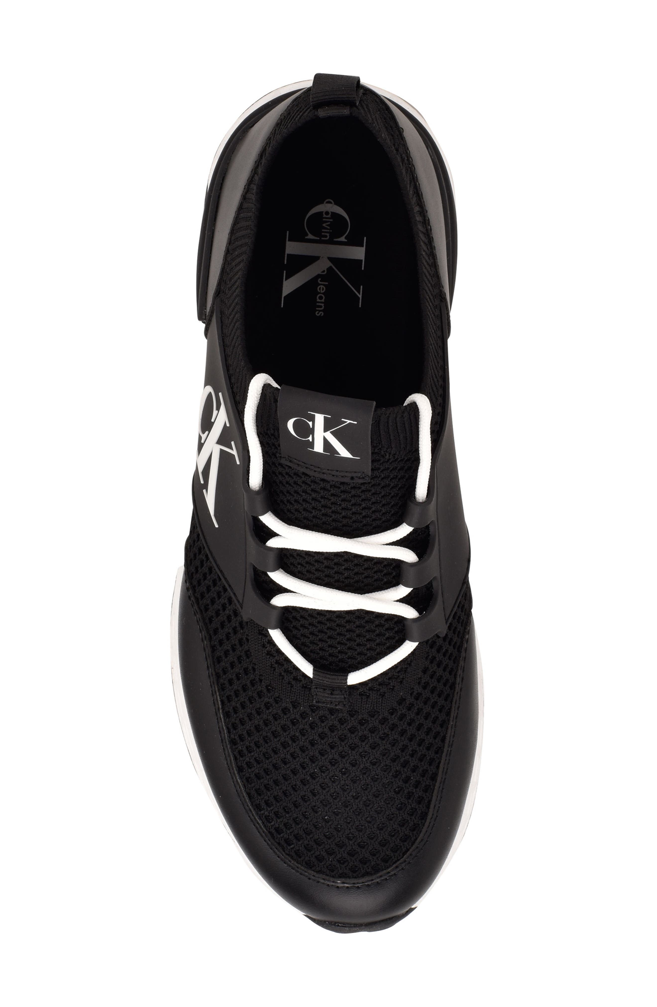 Calvin Klein Arnel Knit Upper Sneaker, Alternate, color, 