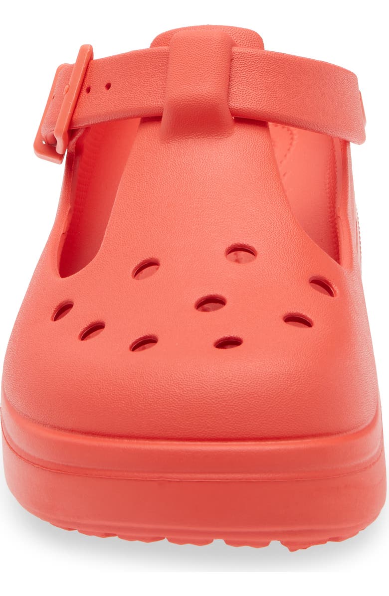 CROCS Gender Inclusive Classic Mary Jane Clog, Alternate, color, Cherry Red