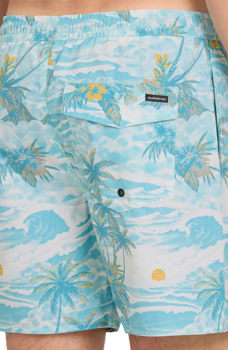 Quiksilver Mix Volley 17" Swim Trunks, Alternate, color, Blue Haze