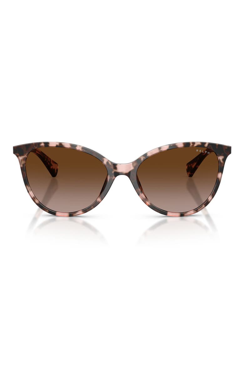 57mm Phantos Sunglasses, Main, color, PINK HAVANA / GRADIENT BROWN