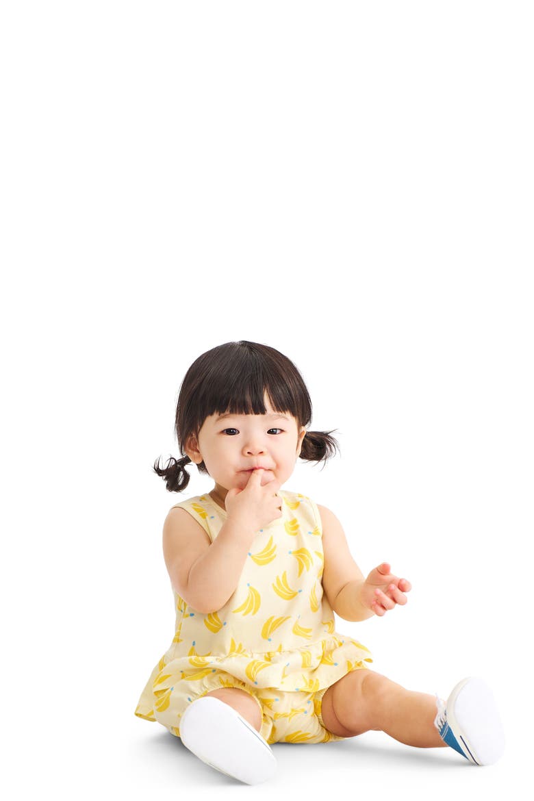 Baby Tank And Shorts Set, Alternate, color, Light Banana Bananas