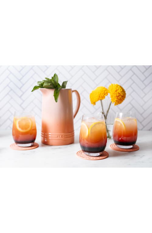 Le Creuset Glazed Stoneware 1 2/3 Quart Pitcher In Peche