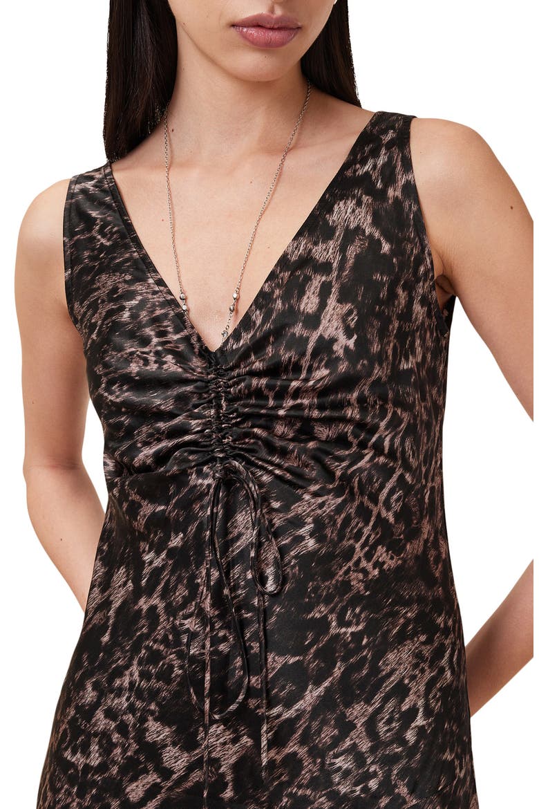 Alexi Print Asymmetric Dress, Alternate, color, EVIA PALE PINK