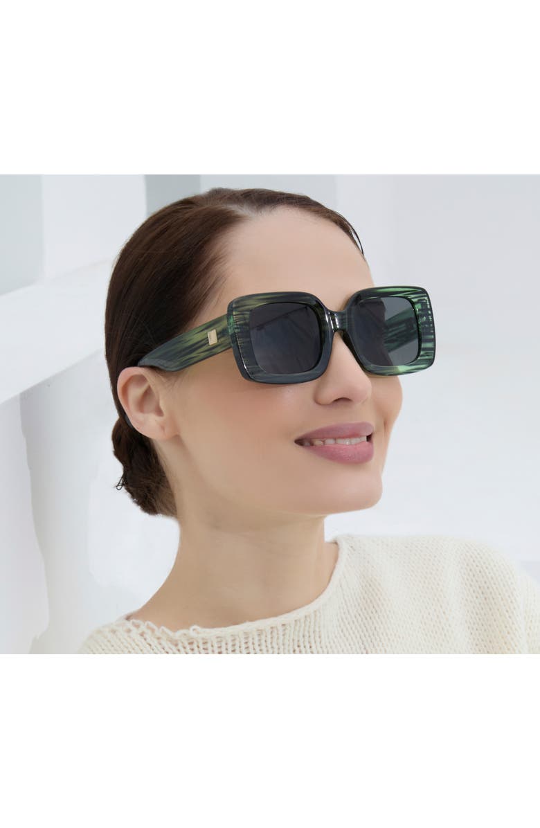 Youzey The Capri Sunglasses, Main, color, Green