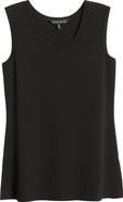 Ming Wang Scoop Neck Knit Tank
