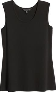 Ming Wang Scoop Neck Knit Tank