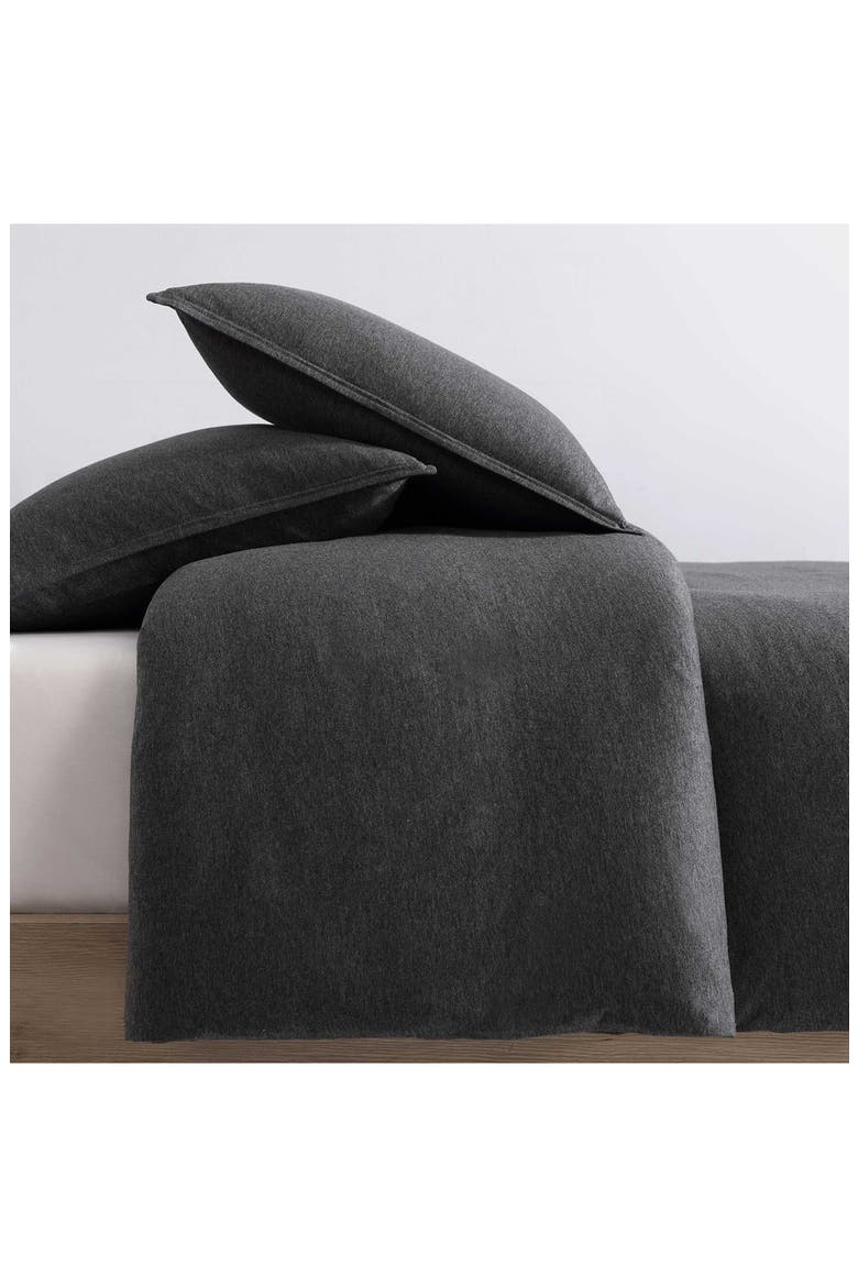 Modern Cotton Blend Comforter & Sham Set, Alternate, color, DARK GREY