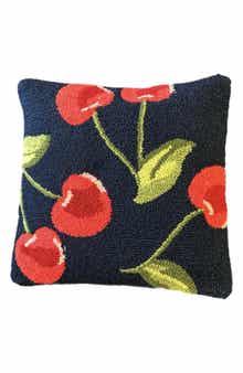 Cherry Tufted Indoor/Outdoor Pillow
