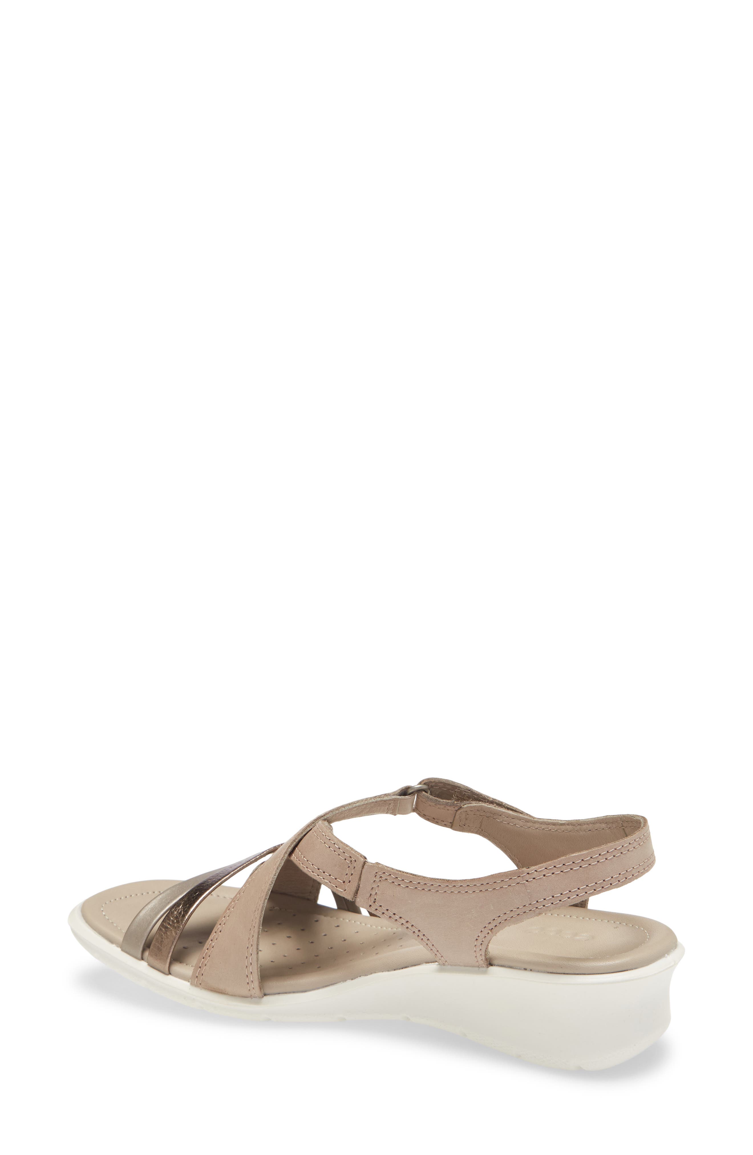 'Felicia' Slingback Sandal, Alternate, color, STONE METALLIC LEATHER