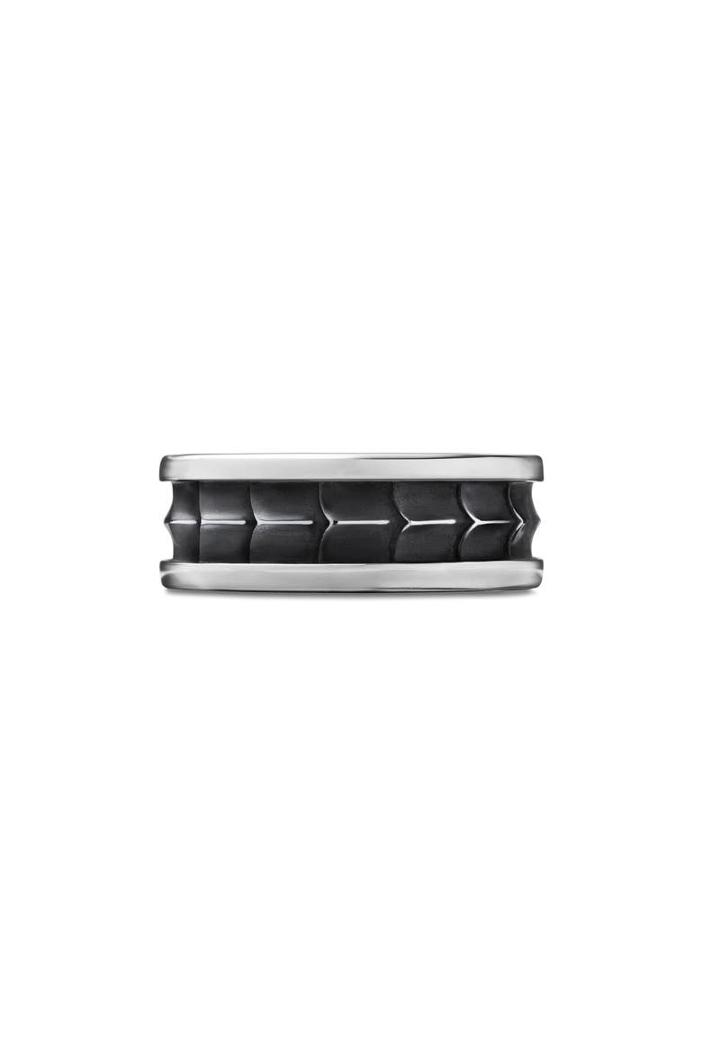 Men's Armory Band Ring, Main, color, SILVER