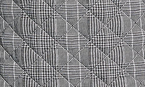 Nic + Zoe Nic+zoe Plaid Perfection Quilted Jacket In Gray