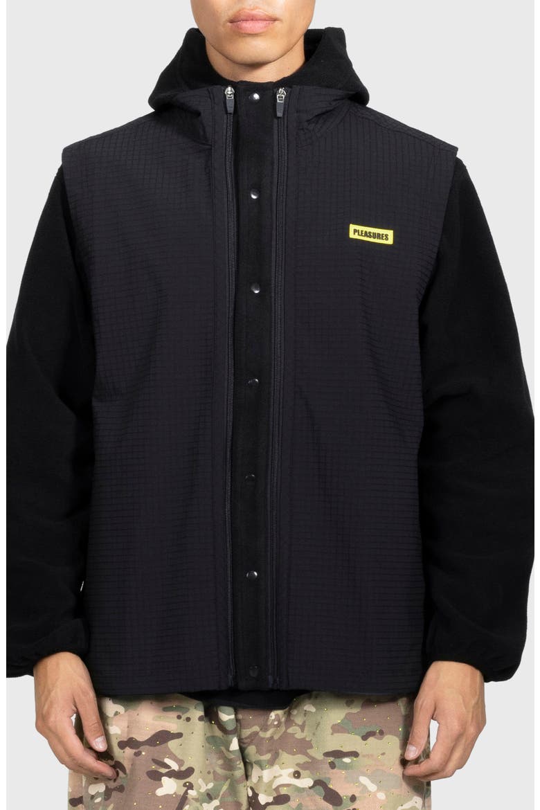 Overture Convertible Jacket, Main, color, BLACK
