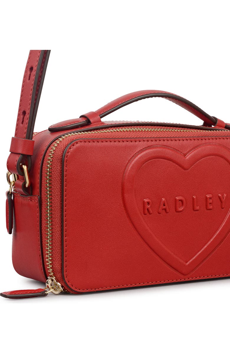 Radley Calvert Way - Heart Street Micro Phone Crossbody Bag, Alternate, color, Poinsettia