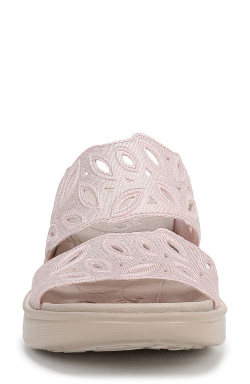 Lifestride Delight Platform Wedge Slide Sandal In Pink