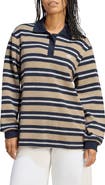 adidas Originals Stripe Brushed Knit Polo
