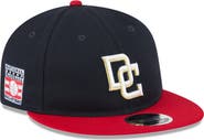 New Era Men's New Era Navy/Red Washington Nationals Baseball Hall of Fame Retro Crown 9FIFTY Adjustable Hat