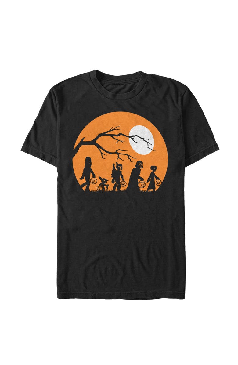 Star Wars Men's Star Wars Halloween Characters Trick or Treat Graphic T-Shirt, Main, color, Black