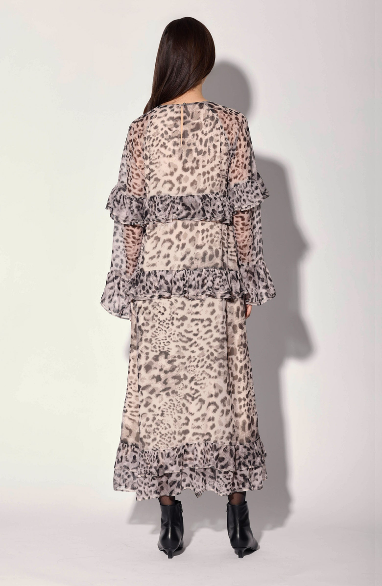 Walter Baker Alicia Dress, Alternate, color, Tibet Leopard / Multicolor
