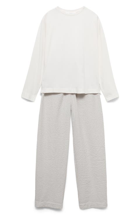 Cotton Seersucker Pajamas