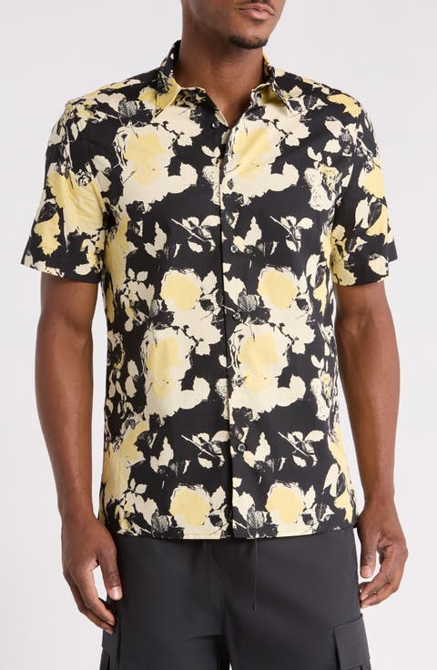 Ebor Relaxed Fit Short Sleeve Button-Up Shirt