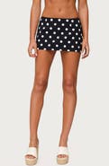 EDIKTED Noreen Polka Dot Low Rise Miniskort