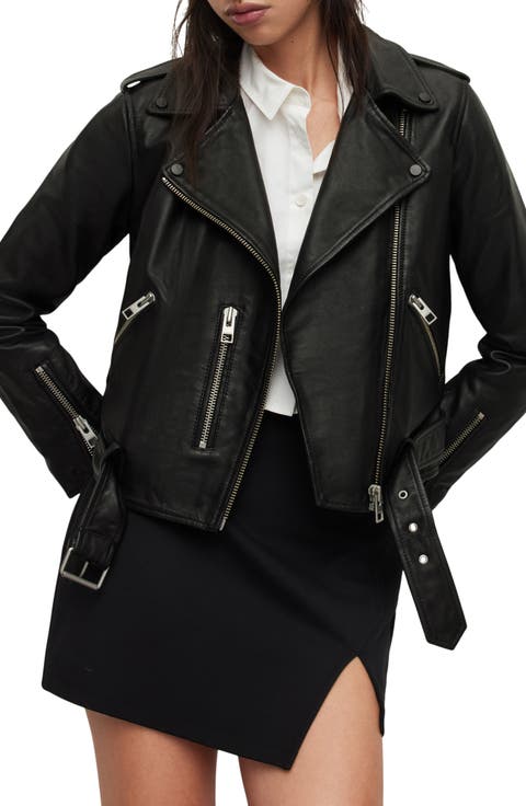 Balfern Leather Biker Jacket
