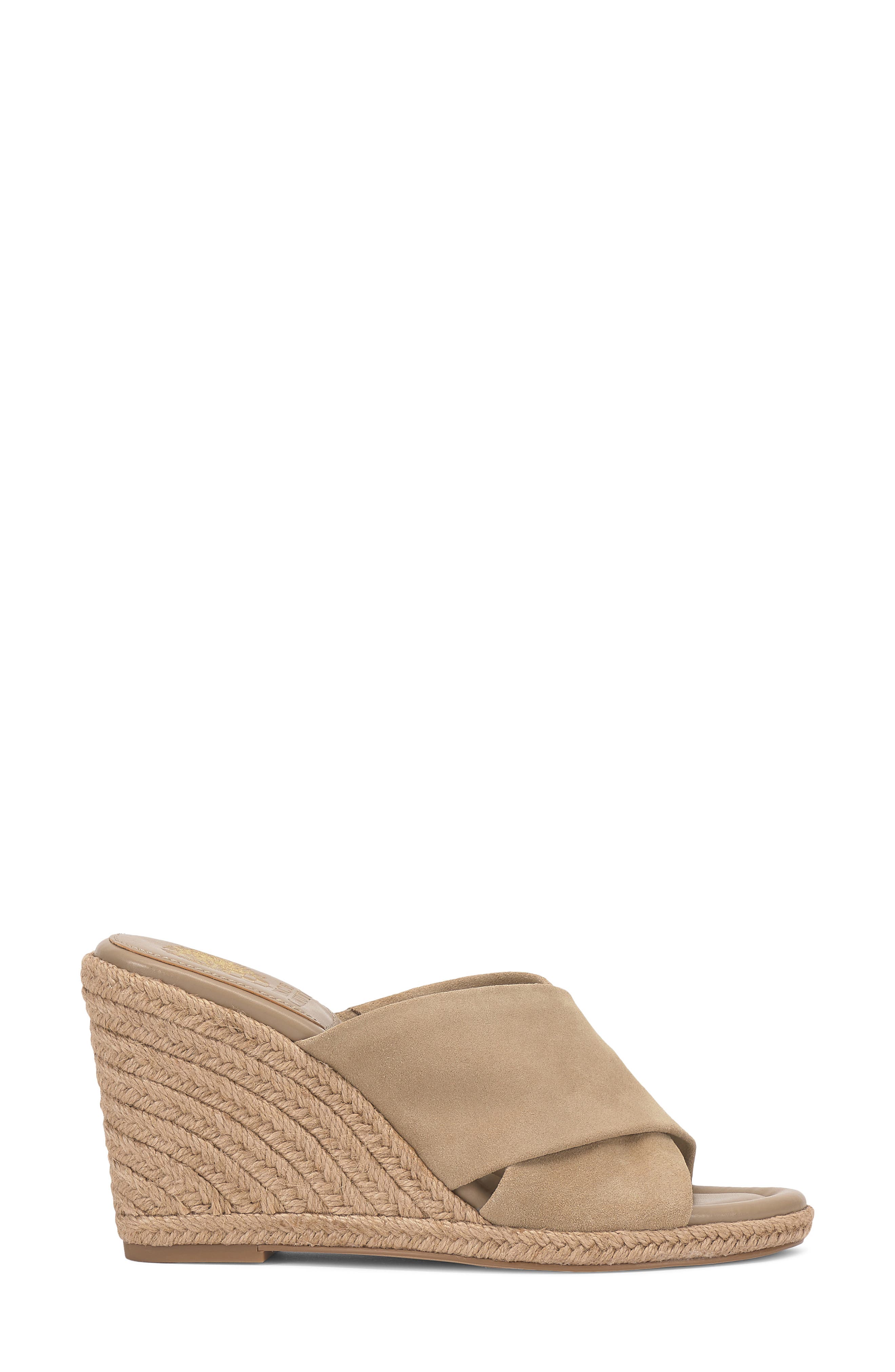 Vince Camuto Fisella Espadrille Wedge Sandal, Alternate, color, Tortilla