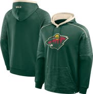 FANATICS Men's Fanatics Green Minnesota Wild Goaltender Defender Pullover Hoodie