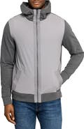 W.R.K Slim Fit Colorblock Zip-Up Hoodie