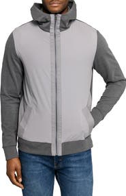 W.R.K Slim Fit Colorblock Zip-Up Hoodie