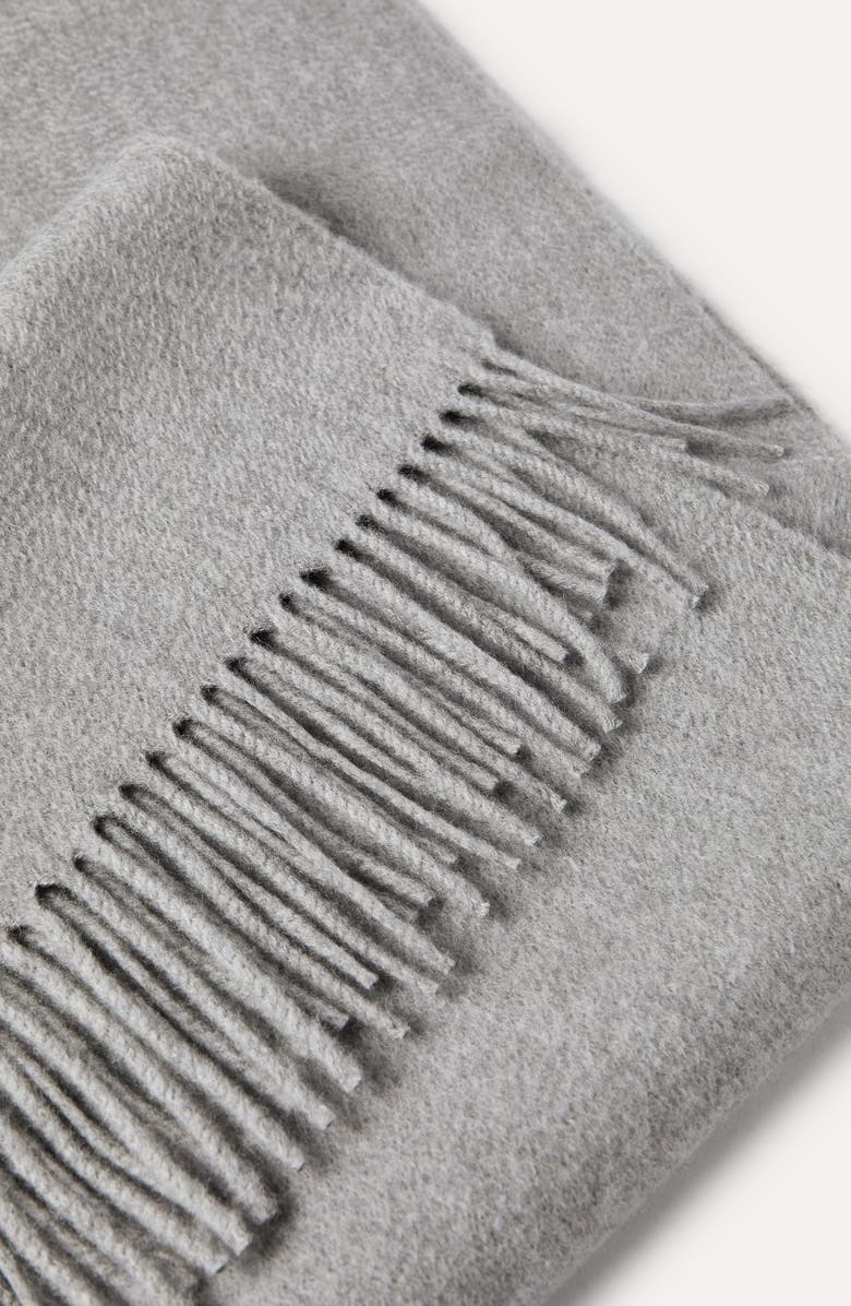 Brunello Cucinelli Double knit scarf, Alternate, color, Light Grey