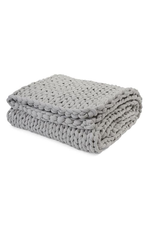 Bearaby Weighted Knit Blanket in Moonstone Grey 