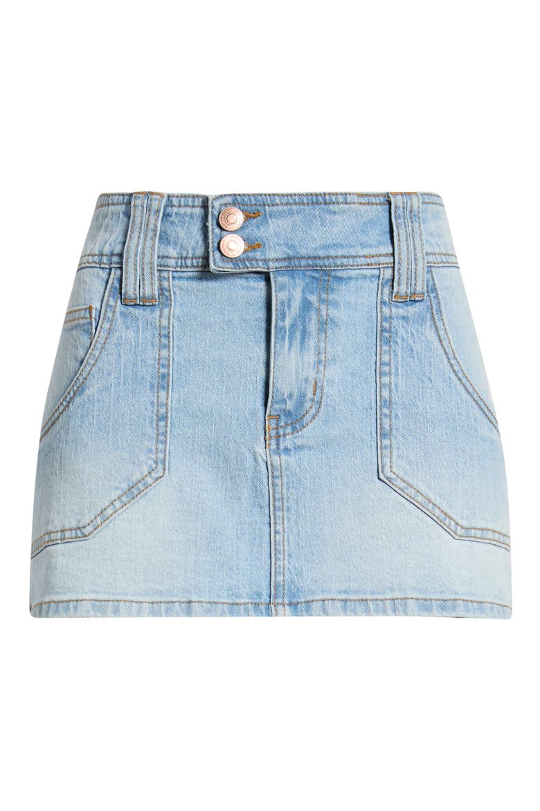 Park Chop Miniskirt, Alternate, color, VINTAGE WASH