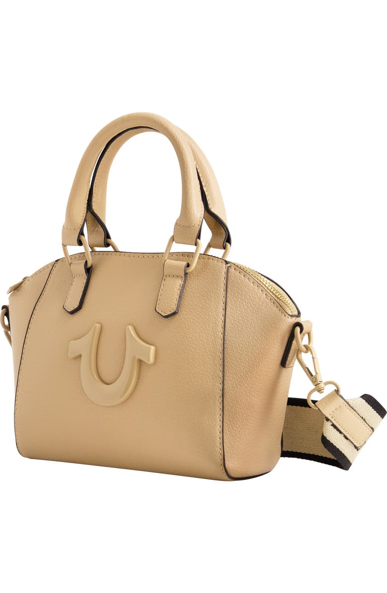 True Religion Logo Strap Mini Satchel With Black Hardware, Alternate, color,