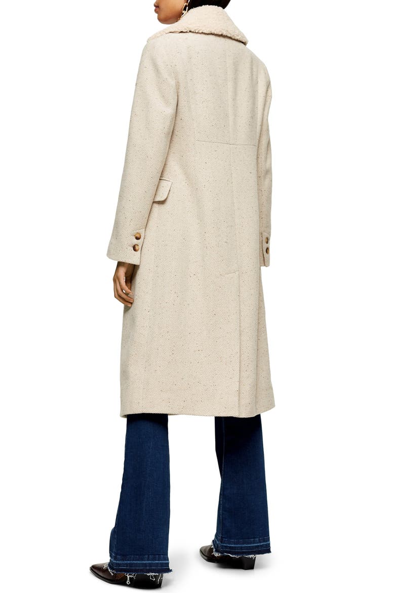 Freddie Herringbone Coat, Alternate, color, OATMEAL