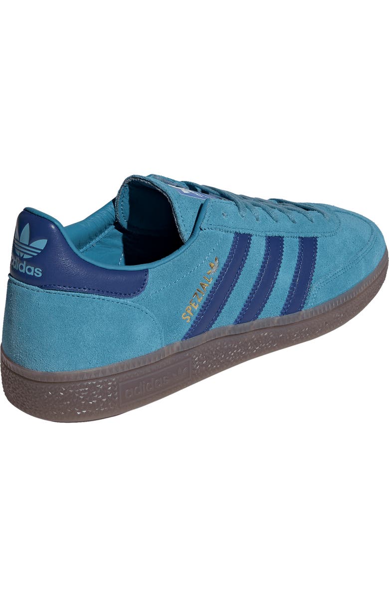 adidas Gender Inclusive Handball Spezial MIG Sneaker, Alternate, color, Tactile Steel/ Royal Blue/ Gum