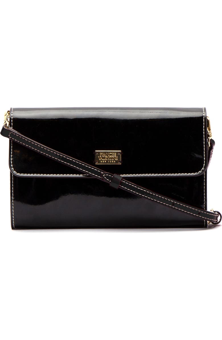 Frances Valentine Kelly Patent Leather Crossbody Bag, Main, color,