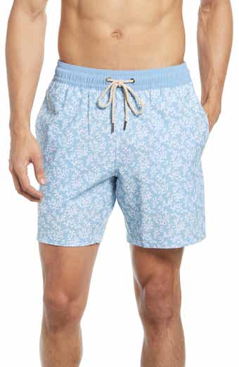 The Bayberry Medallion Print Water Repellent Swim Trunks